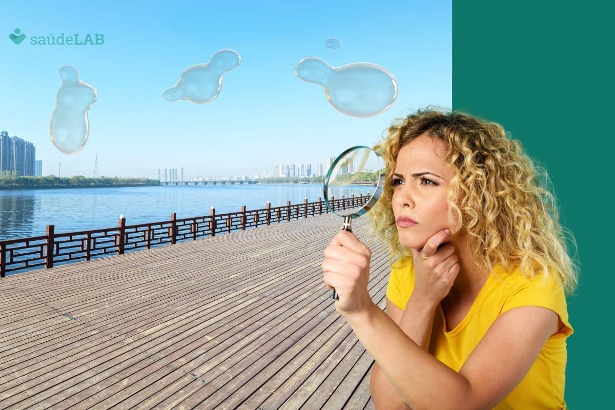 Visão com manchas flutuantes: quais podem ser as causas do problema? 1 Visão com manchas flutuantes.