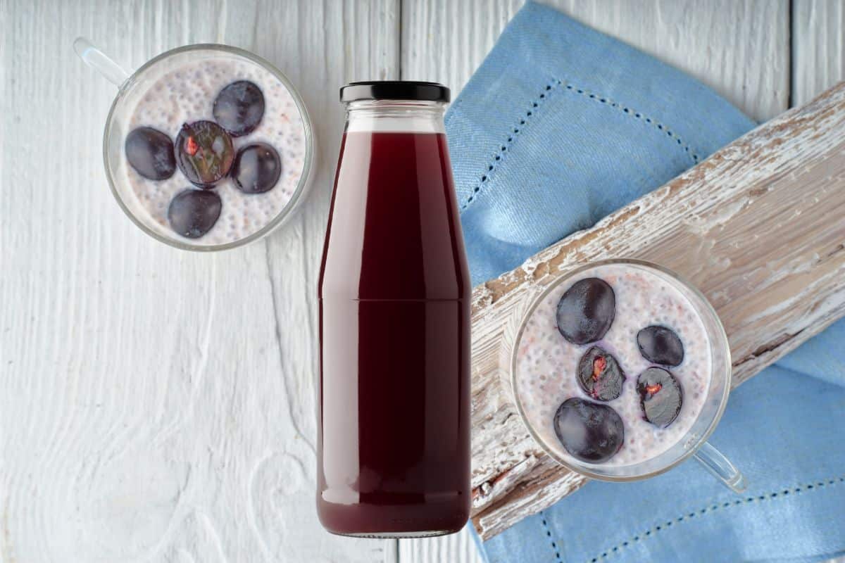 Geleia de chia com suco de uva: uma receita incrível para o café da manhã 1 geleia de chia com suco de uva.