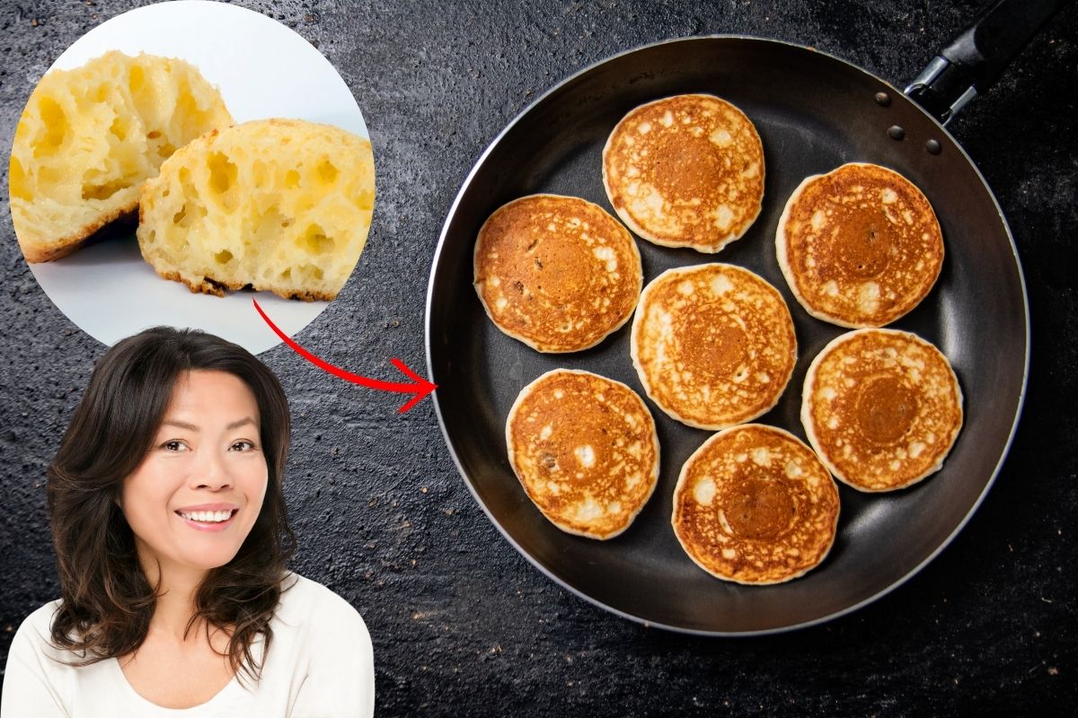 Pão de queijo de frigideira fit: receita perfeita para o seu lanche 1 Pão de queijo de frigideira fit.