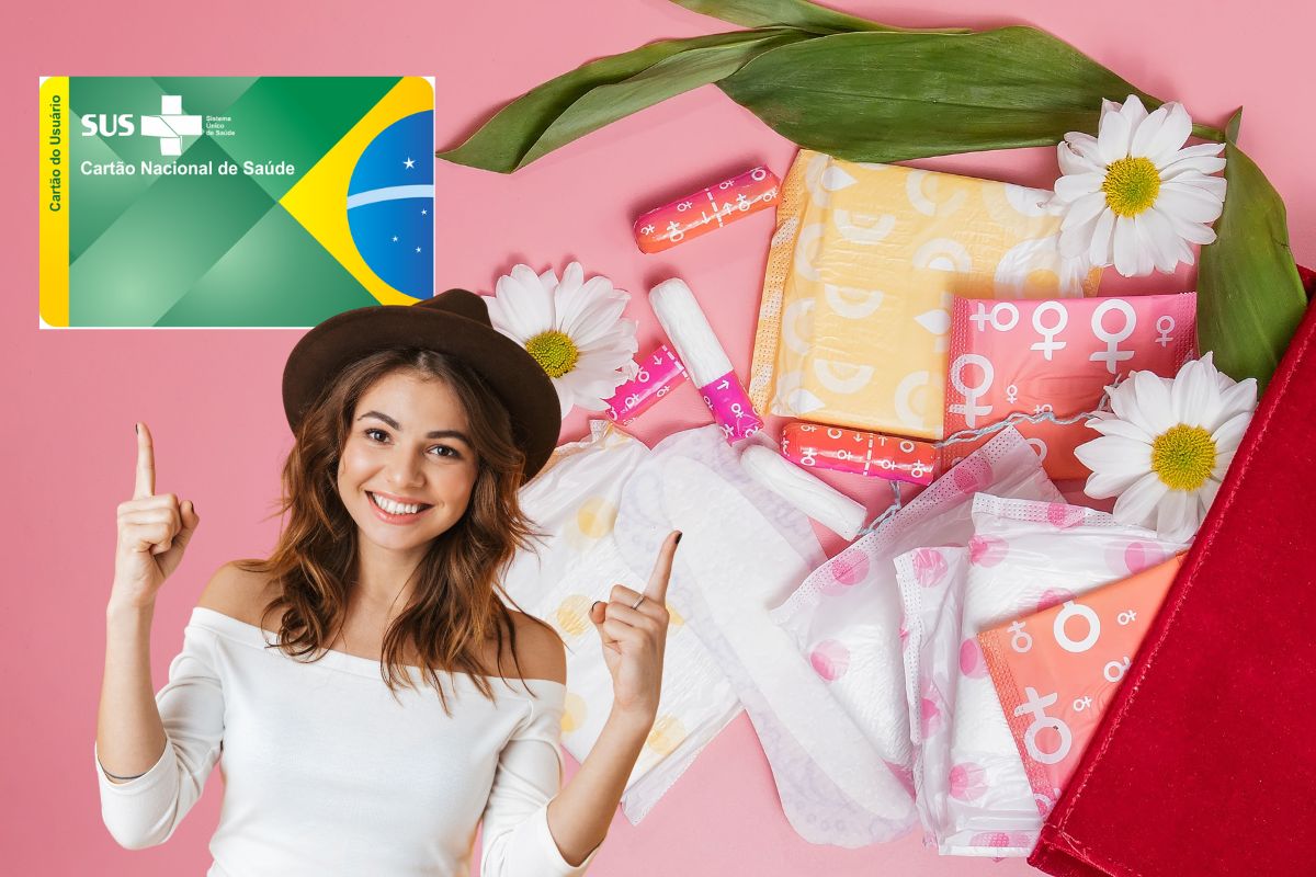Como pegar absorvente pelo sus? Campanha disponibiliza itens gratuitos 1 Como pegar absorvente pelo sus.