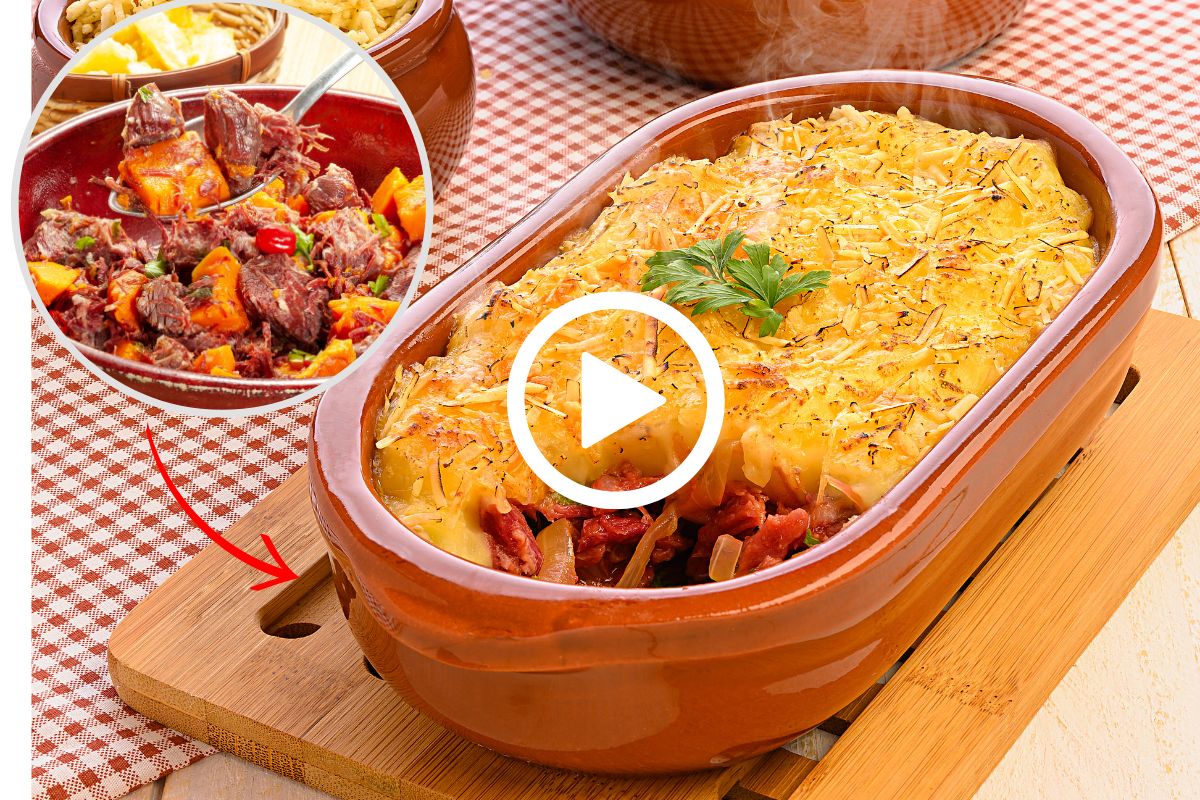Escondidinho de abóbora com carne moída: receita simples, saudável e deliciosa 1 escondidinho de abóbora com carne moída.