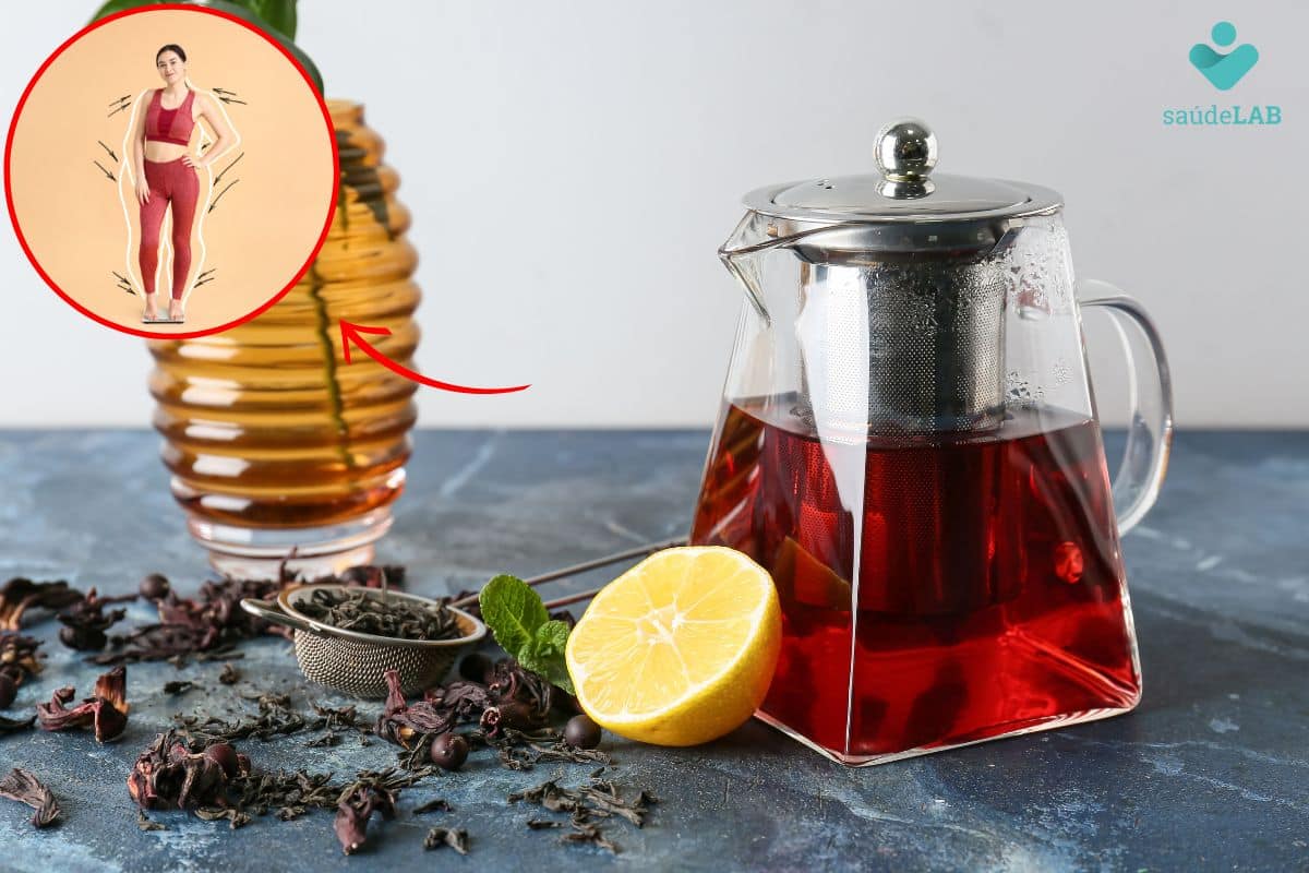 Chá de hibisco com limão acelera o metabolismo e muito mais 1 chá de hibisco com limão.