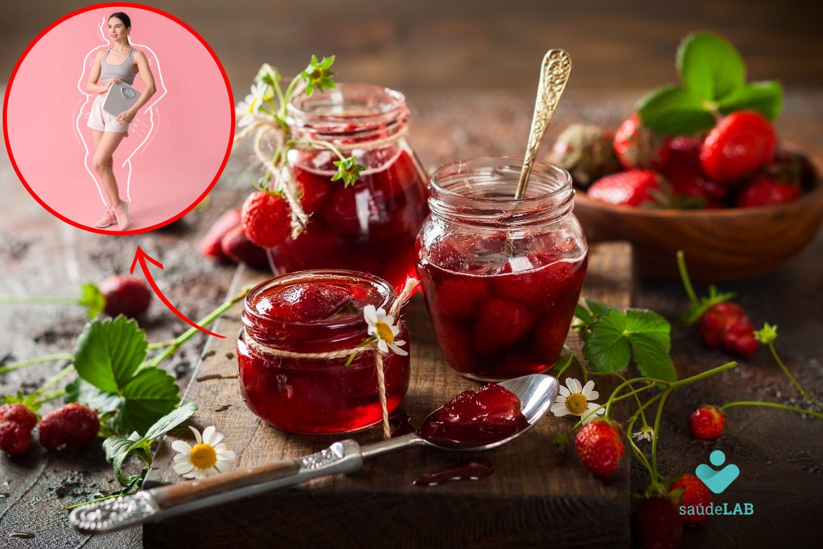 Geleia diet de morango: perfeita para diabéticos e dieta low carb 1 geleia diet de morango.