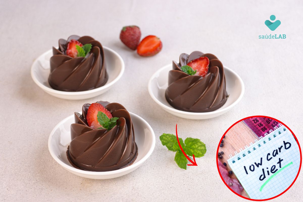 Pudim Vegano Low Carb: versão leve cheia de sabor 1 Pudim vegano.
