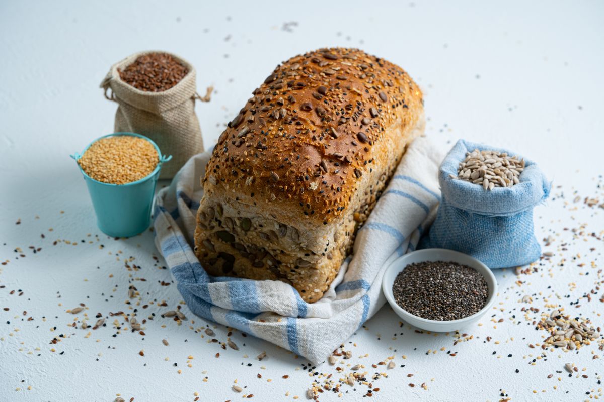 Pão Multigrãos: receita prática e saudável para o seu dia a dia 1 Pão multigrãos.