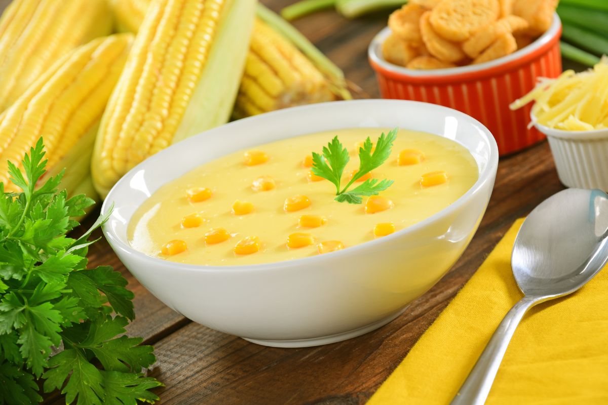 Sopa de milho: deliciosa, saudável e simples de fazer 1 sopa de milho.