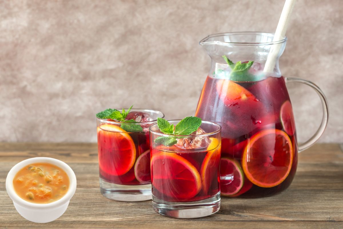 Drink espanhola com maracujá sem álcool: bebida perfeita que todos podem apreciar 1 Espanhola com maracujá.