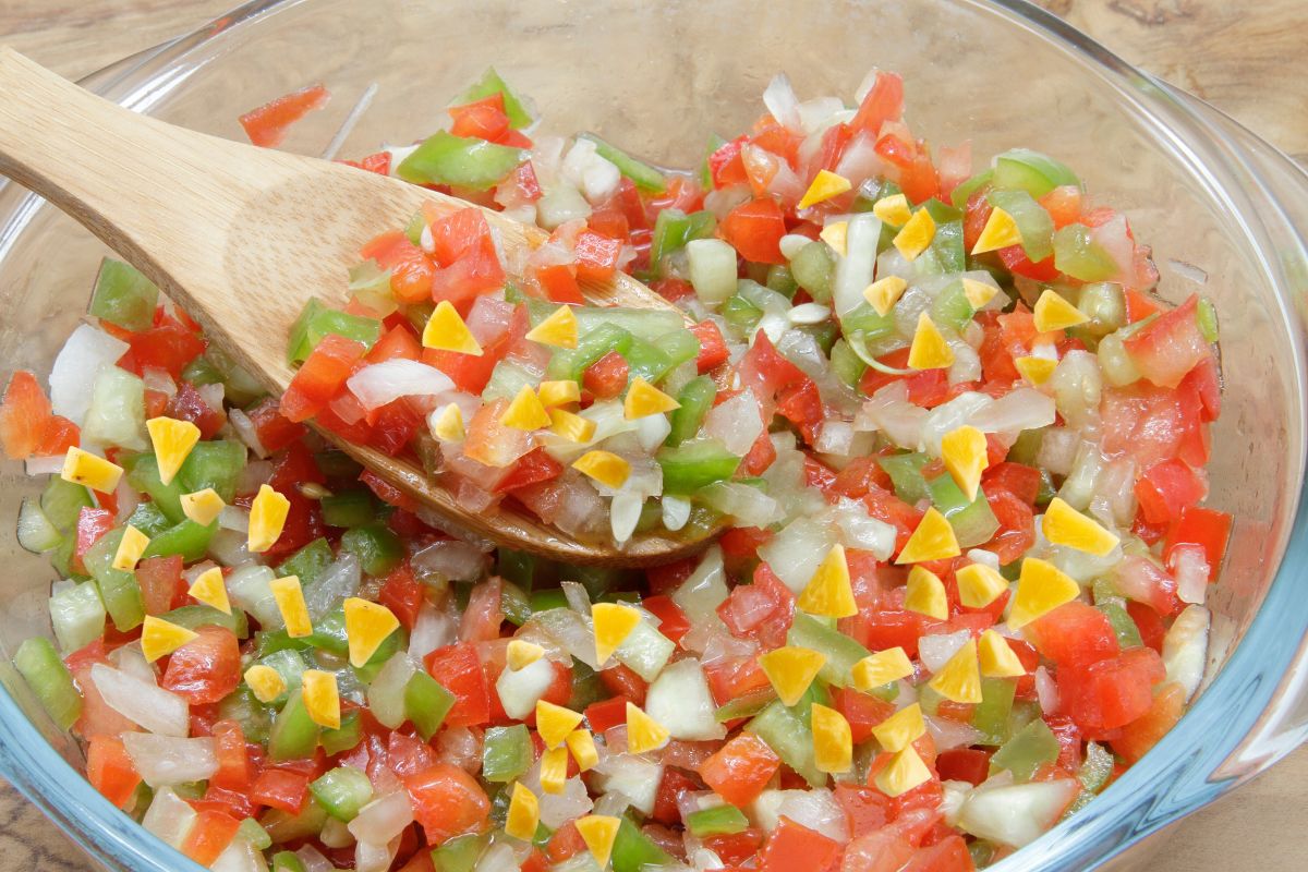 Vinagrete de abacaxi: acompanhamento perfeito para um almoço especial 1 Vinagrete de abacaxi.