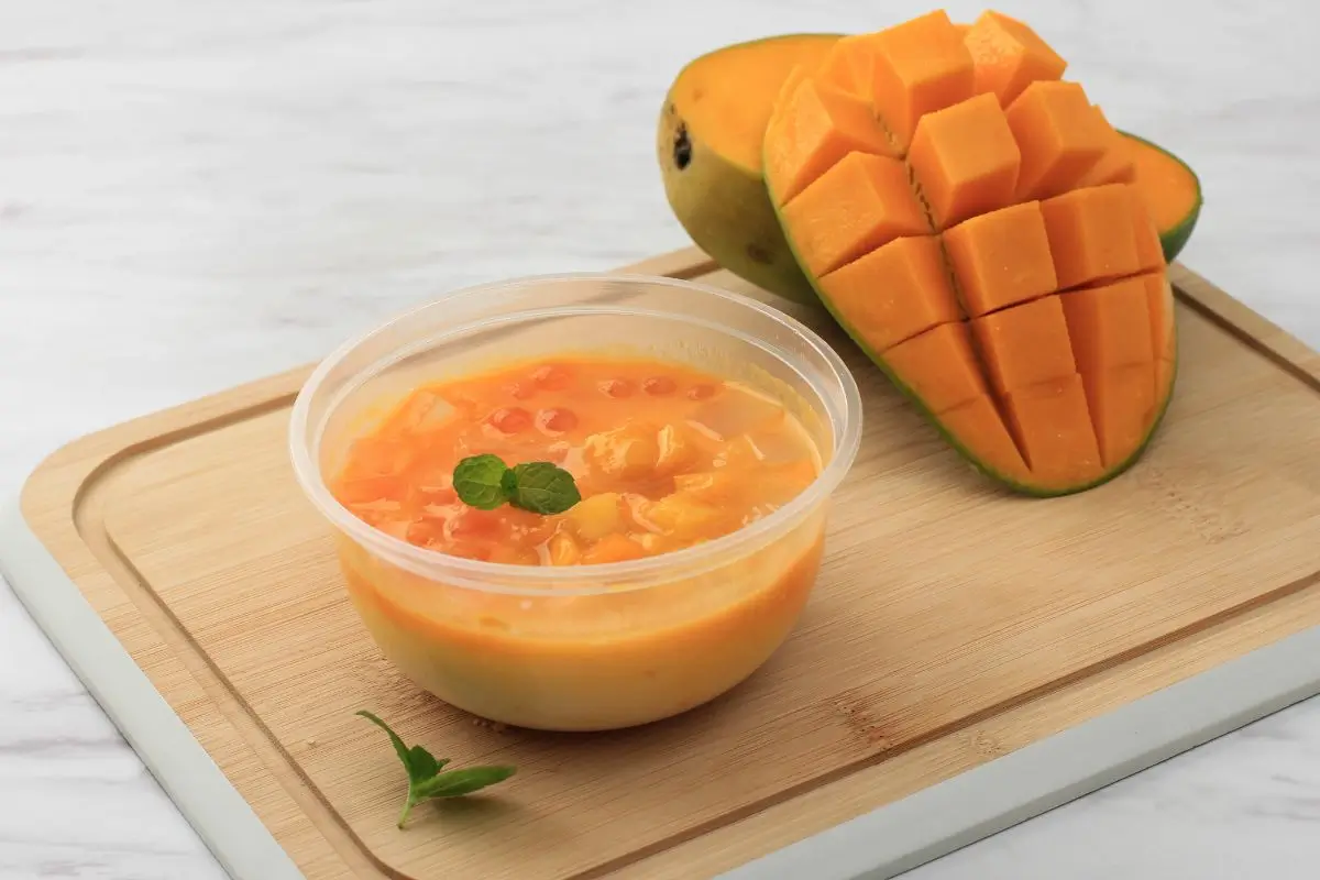 Geleia de manga sem açúcar deliciosa e pronta em poucos minutos 1 Geleia de manga sem açúcar.