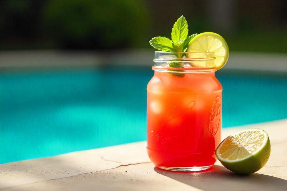 Quer uma bebida que é pura energia? Este suco de maracujá com acerola e gengibre é perfeito 1 suco de maracujá com acerola e gengibre.